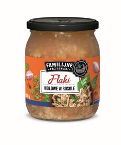 FAMILIJNE PRZYSMAKI FLAKI WOŁOWE W ROSOLE 500g