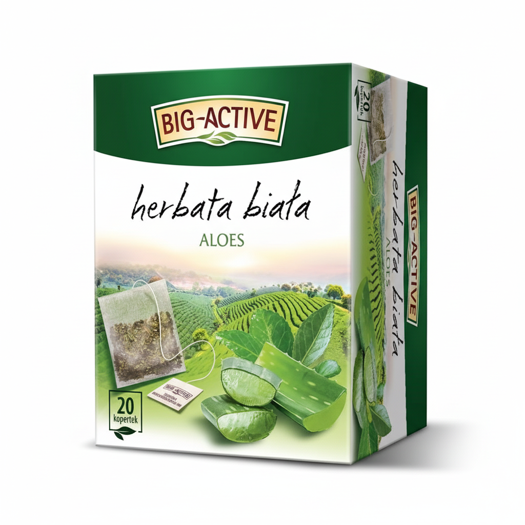 HERBATA BIG-ACTIVE BIALA ALOES