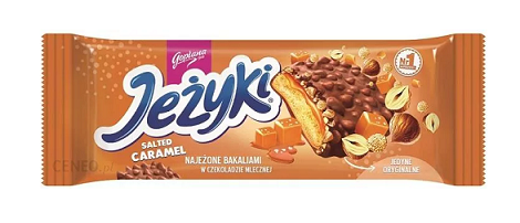 TAŚMY SŁONIOWE KARMELOWE 140g
