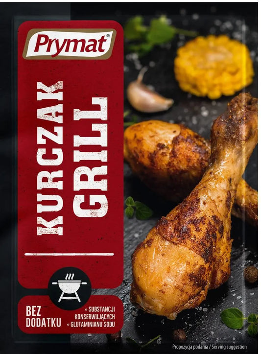 PRZYPRAWA PRYMAT DO KURCZAKA Z GRILLA 25G