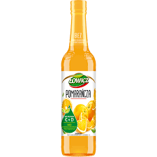 SYROP ŁOWICZ WITAMINY POMARAŃCZA 400ML BUTELKA