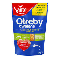 Otręby owsiane wysokobłonnikowe 200g/12szt =ZZ Sante:76