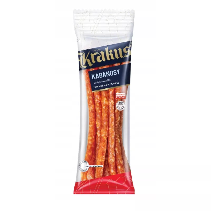 KABANOSY DROB-WIEPRZ KRAKUS