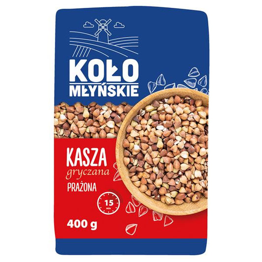 KASZA KOŁO MŁYŃSKIE GRYCZANA 400G FOLIA