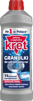 KRET GRANULKI DO UDROZNIANIA RUR 560G