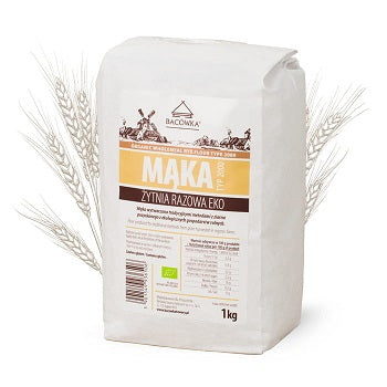 BACÓWKA MĄKA ŻYTNIA 2000 RAZOWA EKO(1KG)/BACÓWKA