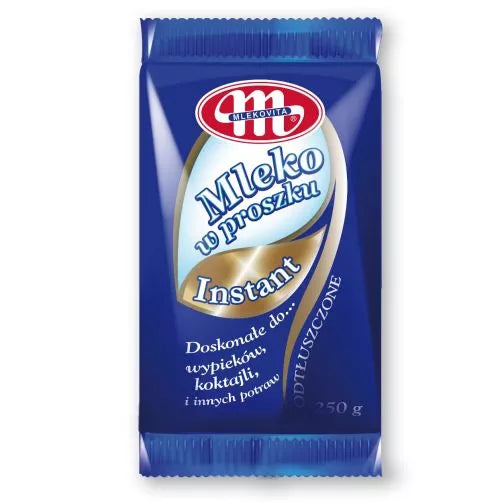 MLEKO W PROSZKU ODTLUSZCZONE 250G MLEKOVITA