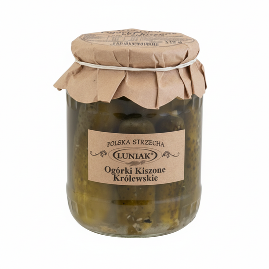 OGÓRKI KISZONE KRÓLEWSKIE 720ML Luniak