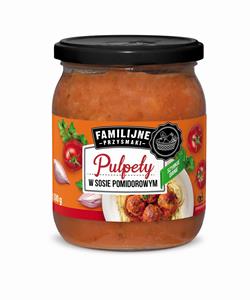 FAMILIJNE PRZYSMAKI PULPETY W SOS.POMIDOROWYM 500G
