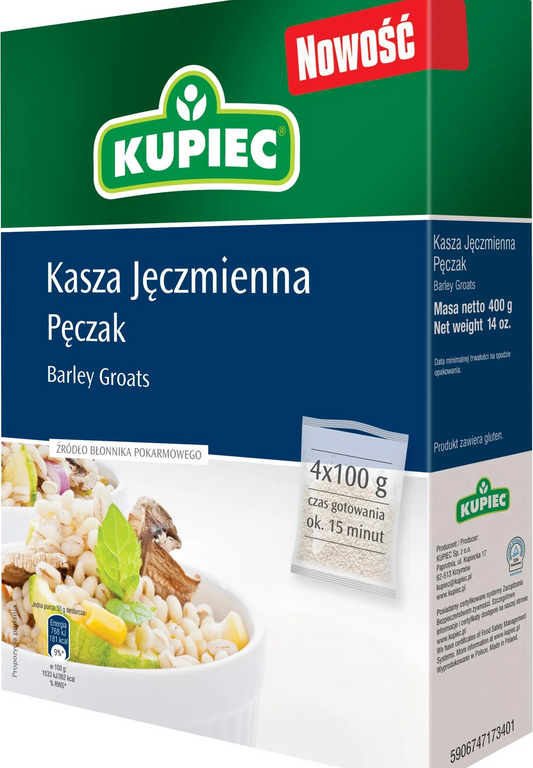 KASZA JECZMIENNA KUPIEC PECZAK