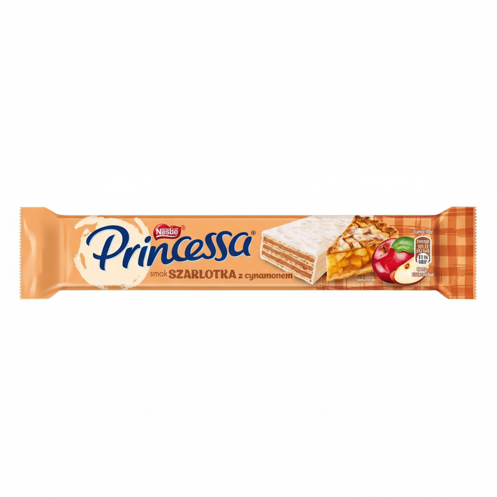 WAFLE PRINCESSA SMAK SZARLOTKA Z CYNAMONEM 40G