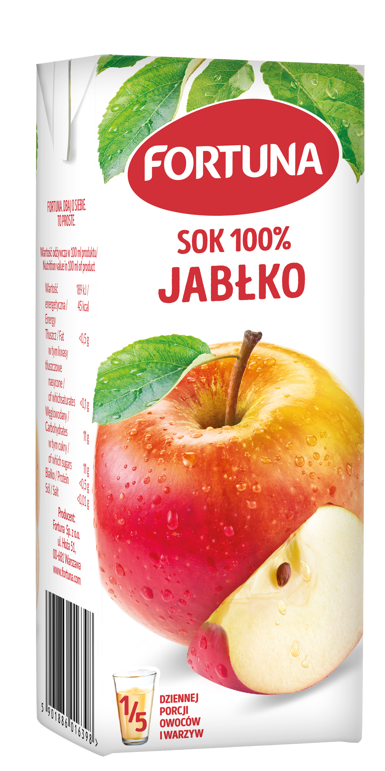 SOCZEK JABLK 200ml FORTUNA
