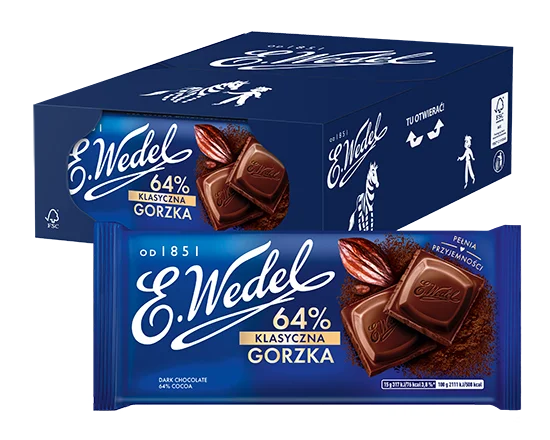 WEDEL CZEKOLADA GORZKA 90g