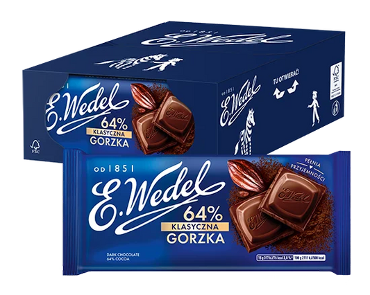 WEDEL Czekolada gorzka 90g